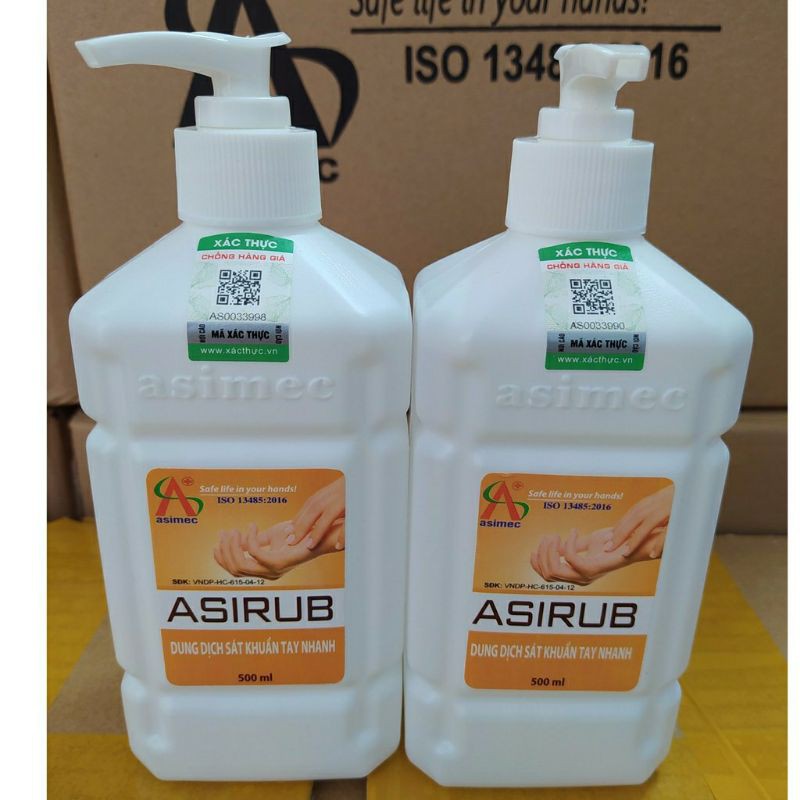 Nước rửa tay Asirub 500 ml