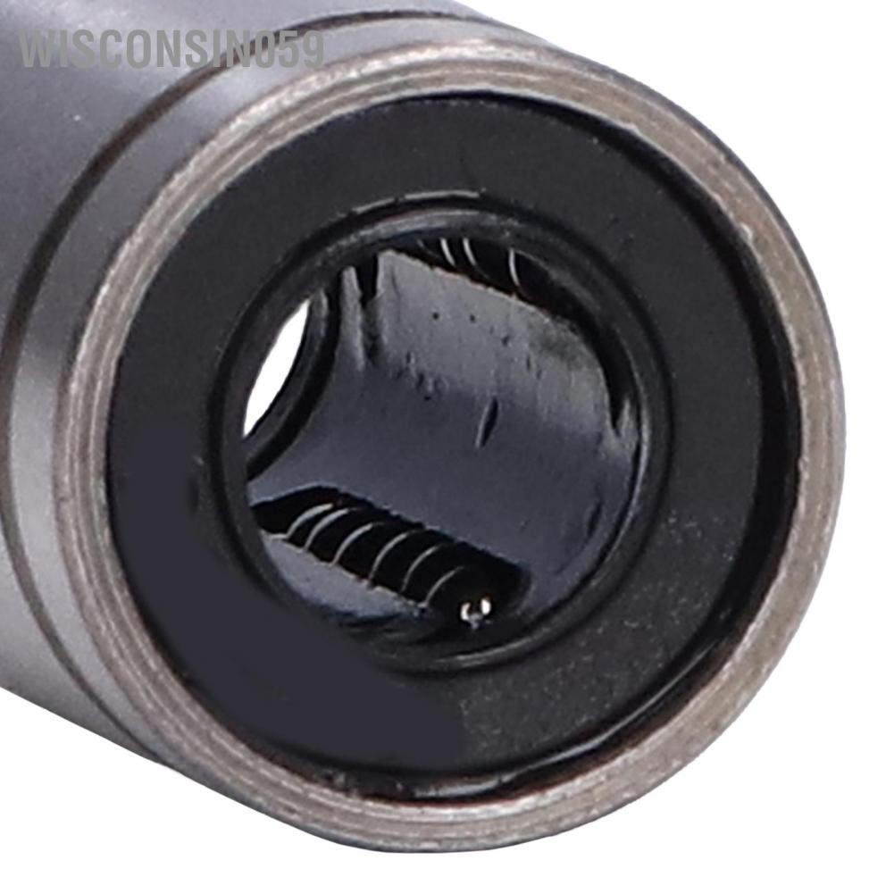 Wisconsin059 10Pcs Linear Motion Bearing Cylinder Optical Axes Slider Test Frame Spare ID 6mm OD 12mm LM6UU