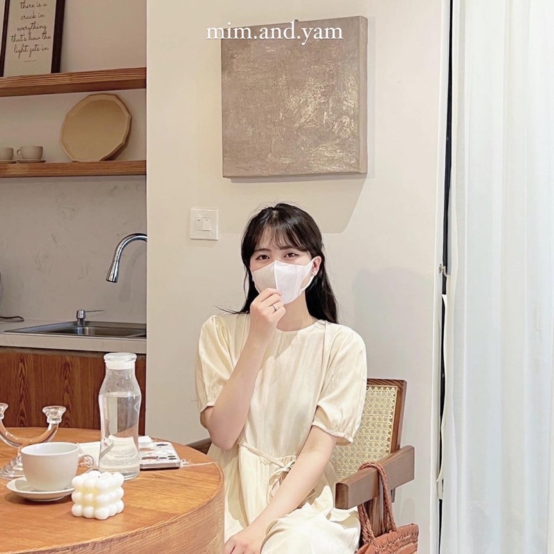 Váy tơ dây buộc