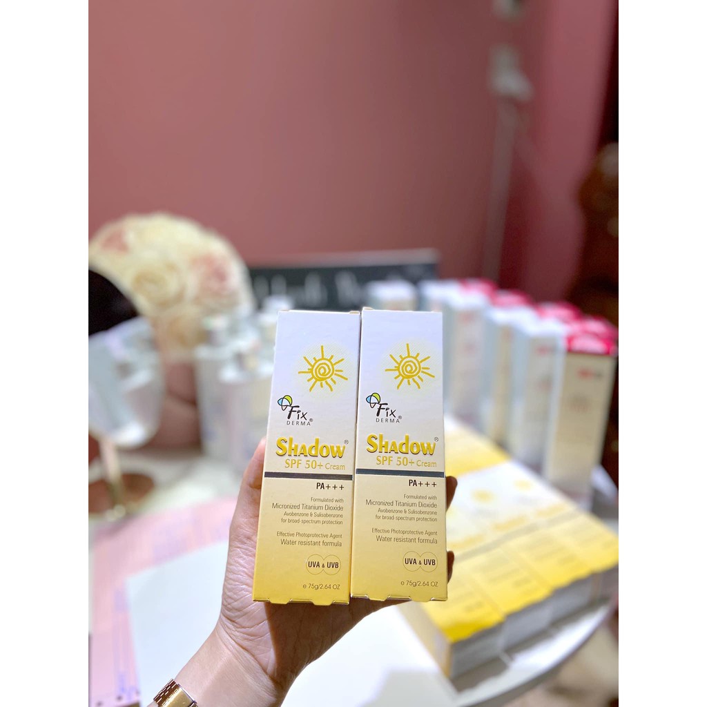 ( CHÍNH HÃNG ) KEM CHỐNG NẮNG SPF 50+ FIXDERMA SHADOW SPF 50+ CREAM