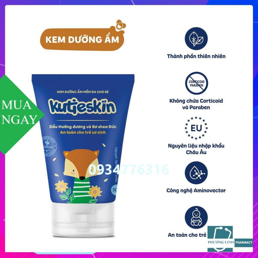 Kem dưỡng ẩm mềm da Kutieskin 30gr là sản phẩm chuyên biệt dành riêng cho trẻ sơ sinh và trẻ nhỏ