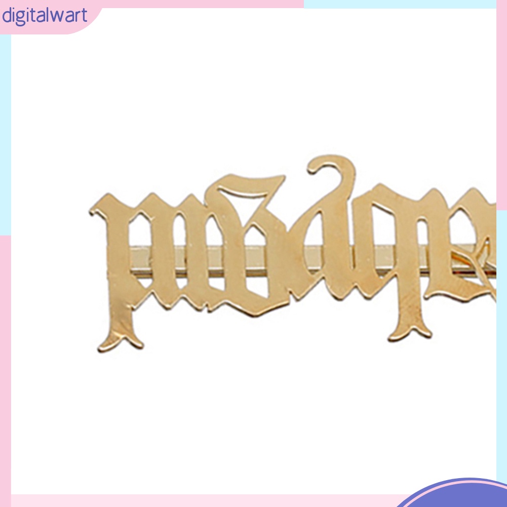 Set 2 Kẹp Tóc Hình Hoa Hồng Và Chữ Thời Trang Cho Nữ