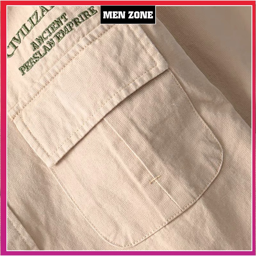 Áo sơ mi basic chất kaki cao cấp, Áo sơ mi nam cực đẹp [AKC]