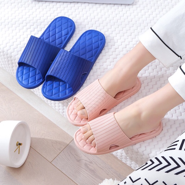 Dép đi trong nhà, văn phòng đế trám cao su cao cấp CS2