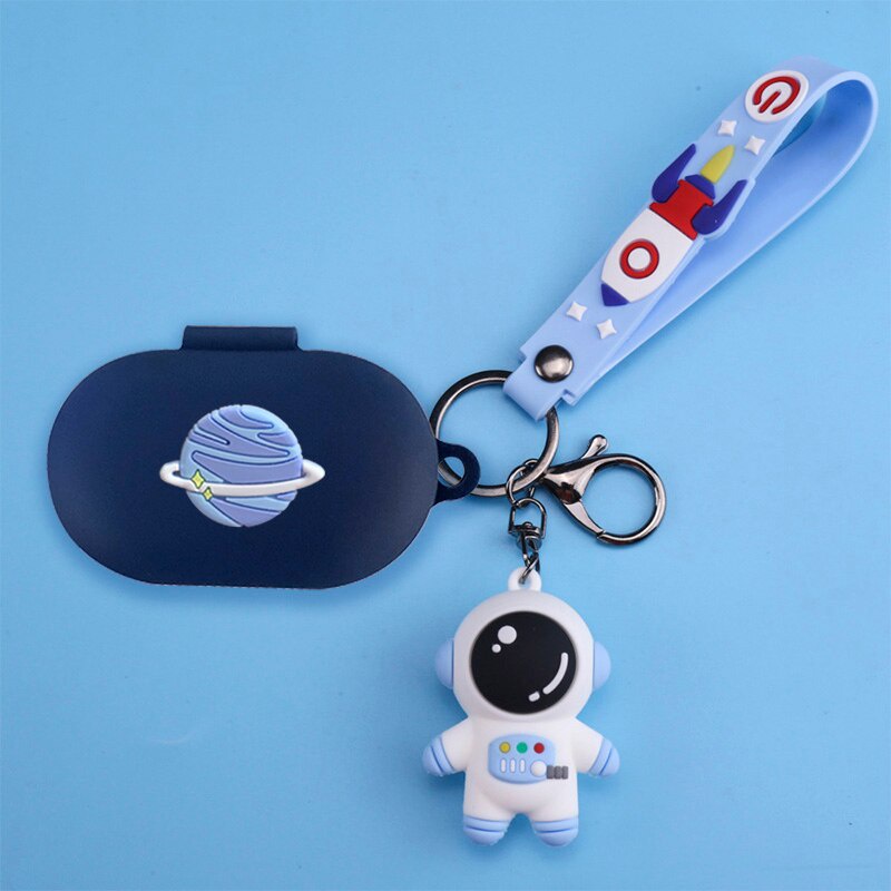 Vỏ Bảo Vệ Hộp Sạc Tai Nghe Bluetooth Không Dây Samsung Galaxy Buds + Bằng Silicon Họa Tiết Hoạt Hình Động Vật Dễ Thương