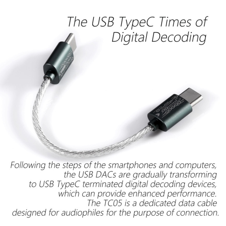 Dây USB C ra C ddHiFi TC05 New