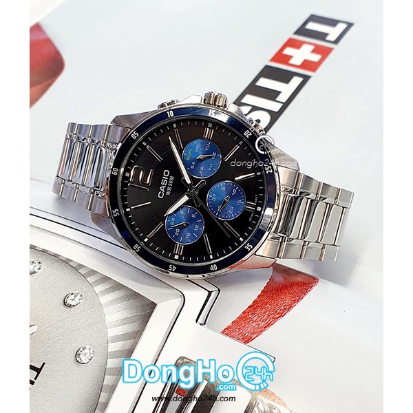 Đồng Hồ Nam Casio MTP-1374D-2A  Dây Kim Loại