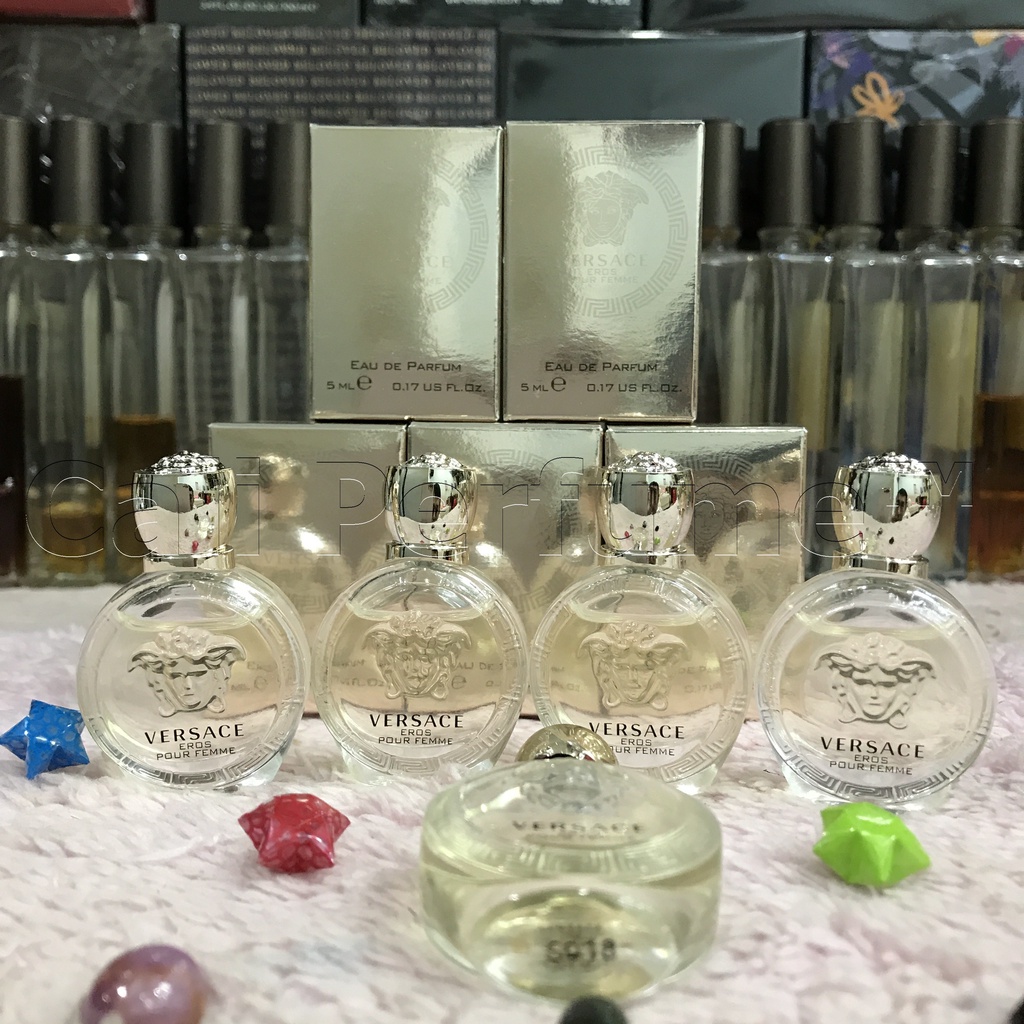 [Mini]Nước Hoa Nữ Versace Eros Pour Femme 5ml Mùi Hương Ngọt Ngào Quyến Rũ