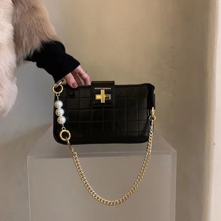  Túi Xách Đeo Vai Ck Cỡ Nhỏ Phối Dây Đeo Sợi Xích Thời Trang Cho Nữ 