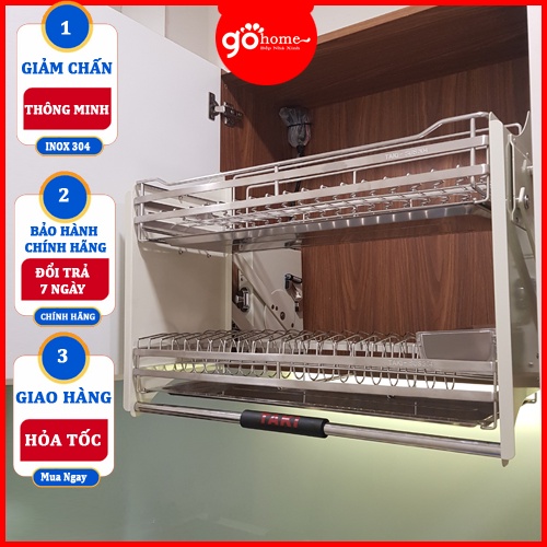 {HÀNG NHẬP KHẨU} Giá Bát Nâng Hạ 201- Hộp Số Chống Kẹt - Bảo Hành Vĩnh Viễn - (Có Thợ Lắp Đặt)