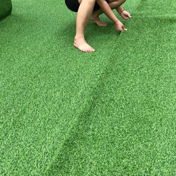 Thảm Cỏ Nhựa Sân Vườn Mẫu Sợi 3cm cao cấp đế bóng không bụi đen