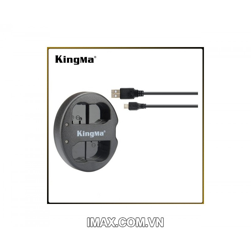 Combo pin sạc Kingma cho Canon LP-E8