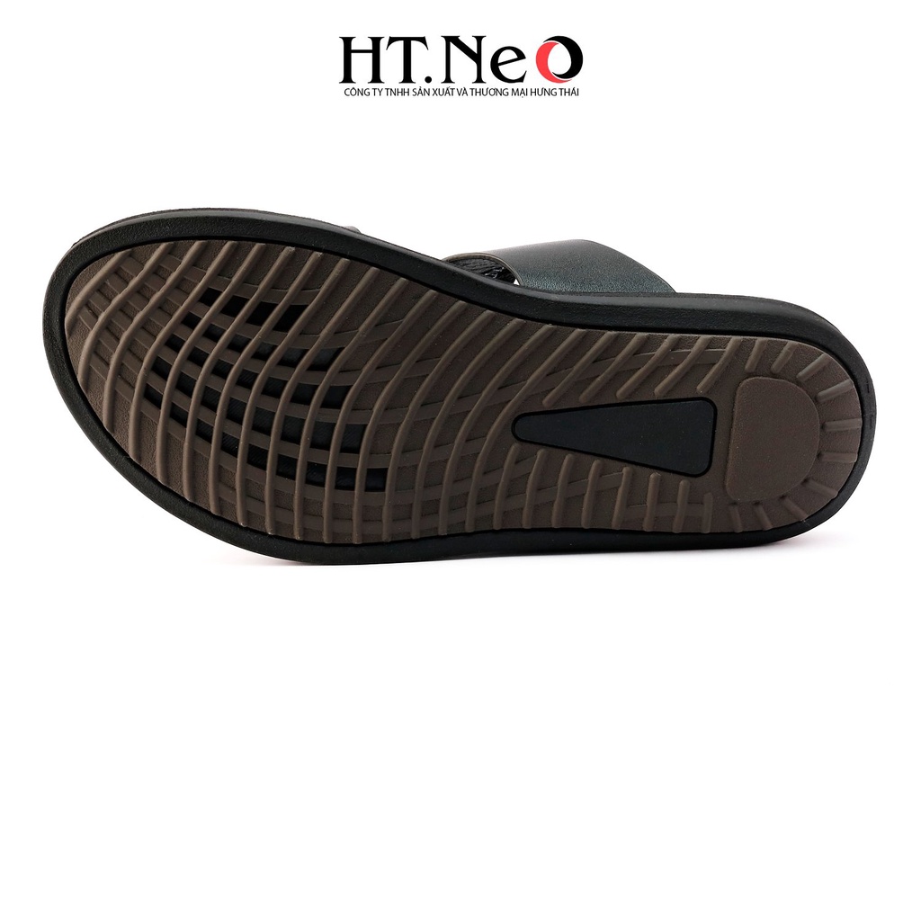 Sandal nam HT.NEO 100% da bò mềm mại, đế cao su nguyên khối, khâu may chân quai siêu chắc chắn SD133