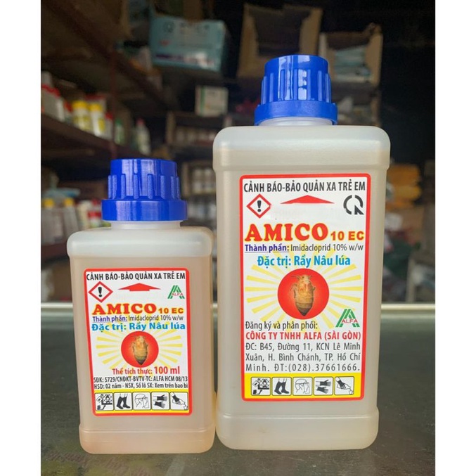 Thuốc trị rầy nâu, bọ trĩ Amico 10EC
