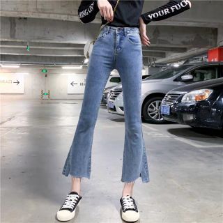 Quần bò nữ ống loe bigsize ( nhiều mẫu)