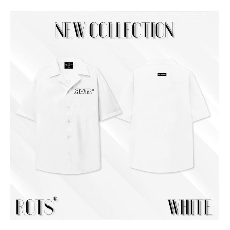ÁO SƠ MI UNISEX FORM ÂU RAGE OF THE SEA  BASIC SIGNATURE