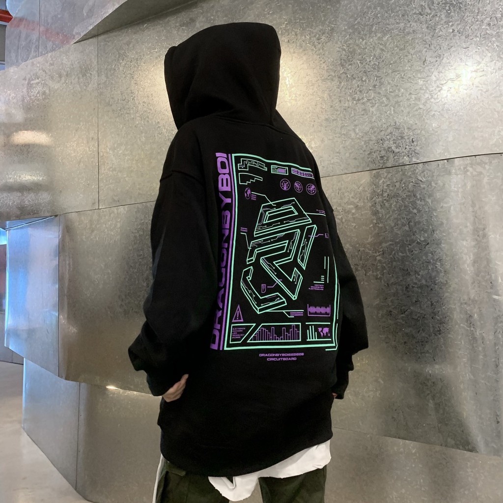 Áo Khoác Local Brand - Jacket Hoodie Zip nam nữ DGB Dragonbyboi nỉ cao cấp