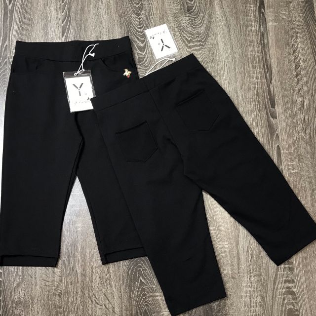 Quần ngố nữ, chất mì hàn đanh mịn, không bai xù, mát, đính ong hoặc chứ G.C thời trang mã QN 01 | BigBuy360 - bigbuy360.vn