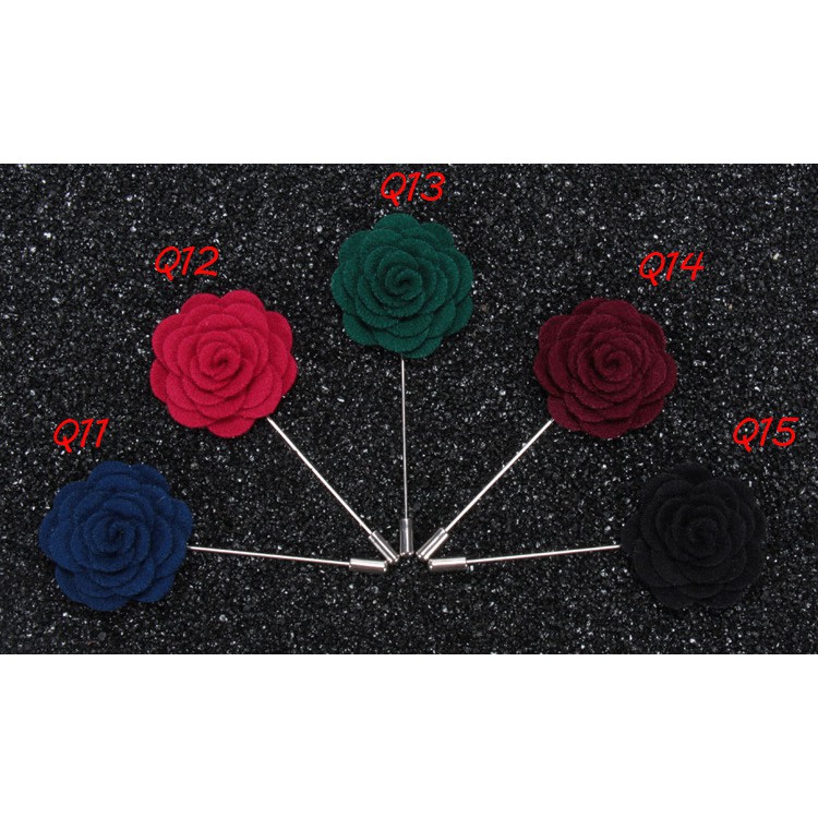 Ghim nơ cài áo nam nữ chất vải dầy dặn GC90