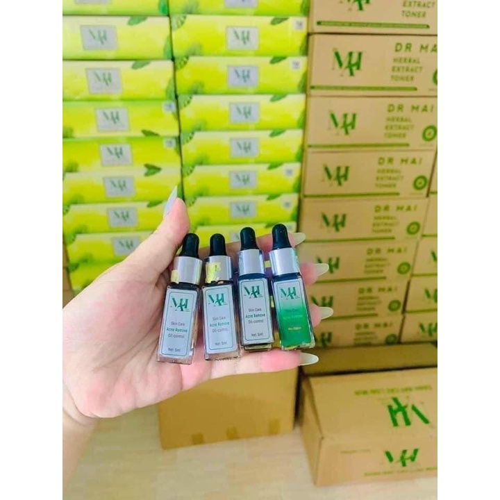 COMBO SỮA RỬA MẶT DR MAI SERUM MIX SERUM NGUYÊN CHẤT CHÍNH HÃNG