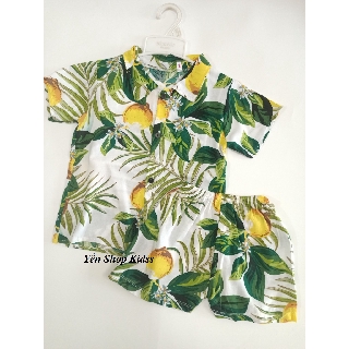 Bộ Lanh Hoa Quả Cho Bé (Size từ 10-22kg)(SP001146 )