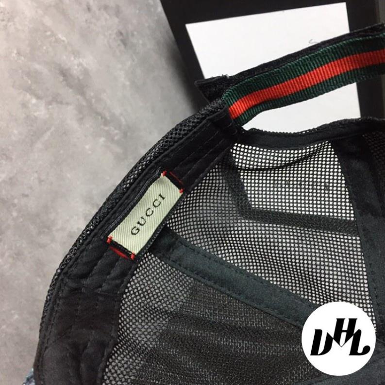 Mũ lưỡi trai gucci nam cao cấp form dáng chuẩn ôm đầu in hình con ong vàng cao cấp