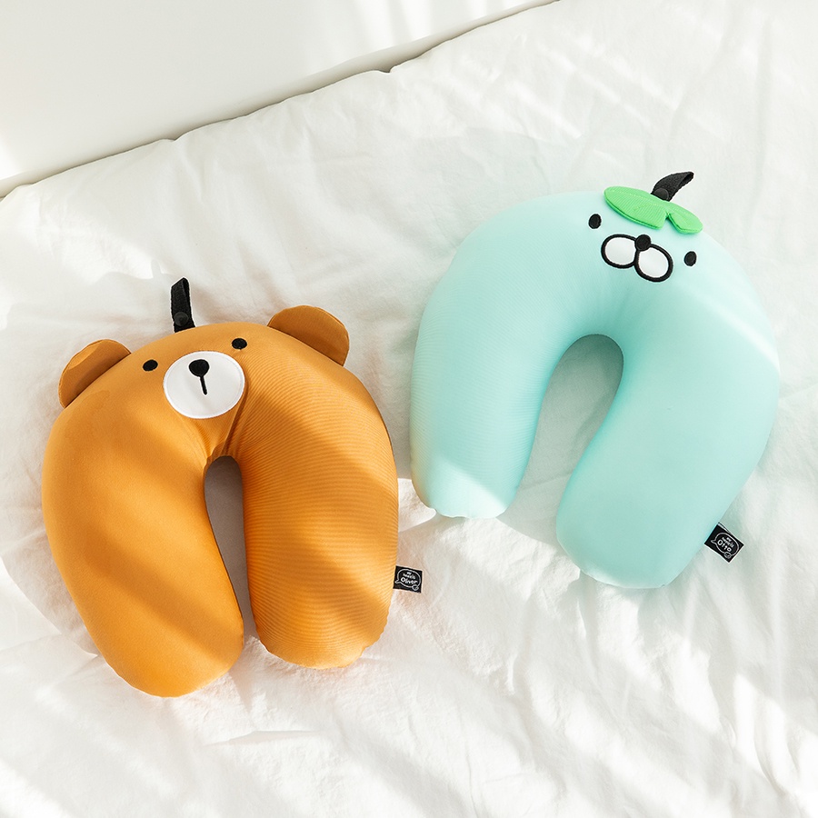 Gối Kê Cổ ARTBOX Hàn Quốc Oliver Màu Nâu Xinh Xắn