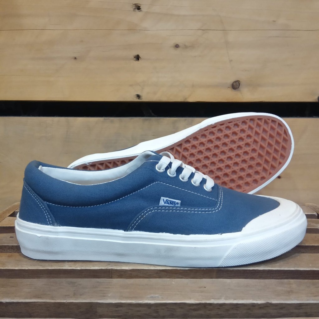 Giày Thể Thao Vans Era Style 36 Og Màu Đen / Xanh Dương / Xám 100% Real Pict