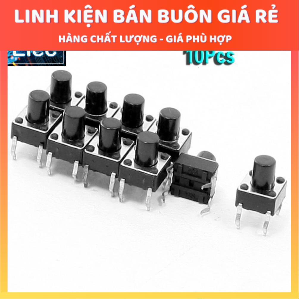 Nút Nhấn 4 Chân DIP, SMD Nhiều Kích Thước