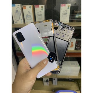 Vỏ Bộ zin Cho Samsung galaxy A51 (Lưng + Sườn + xương + Mắt kính camera )
