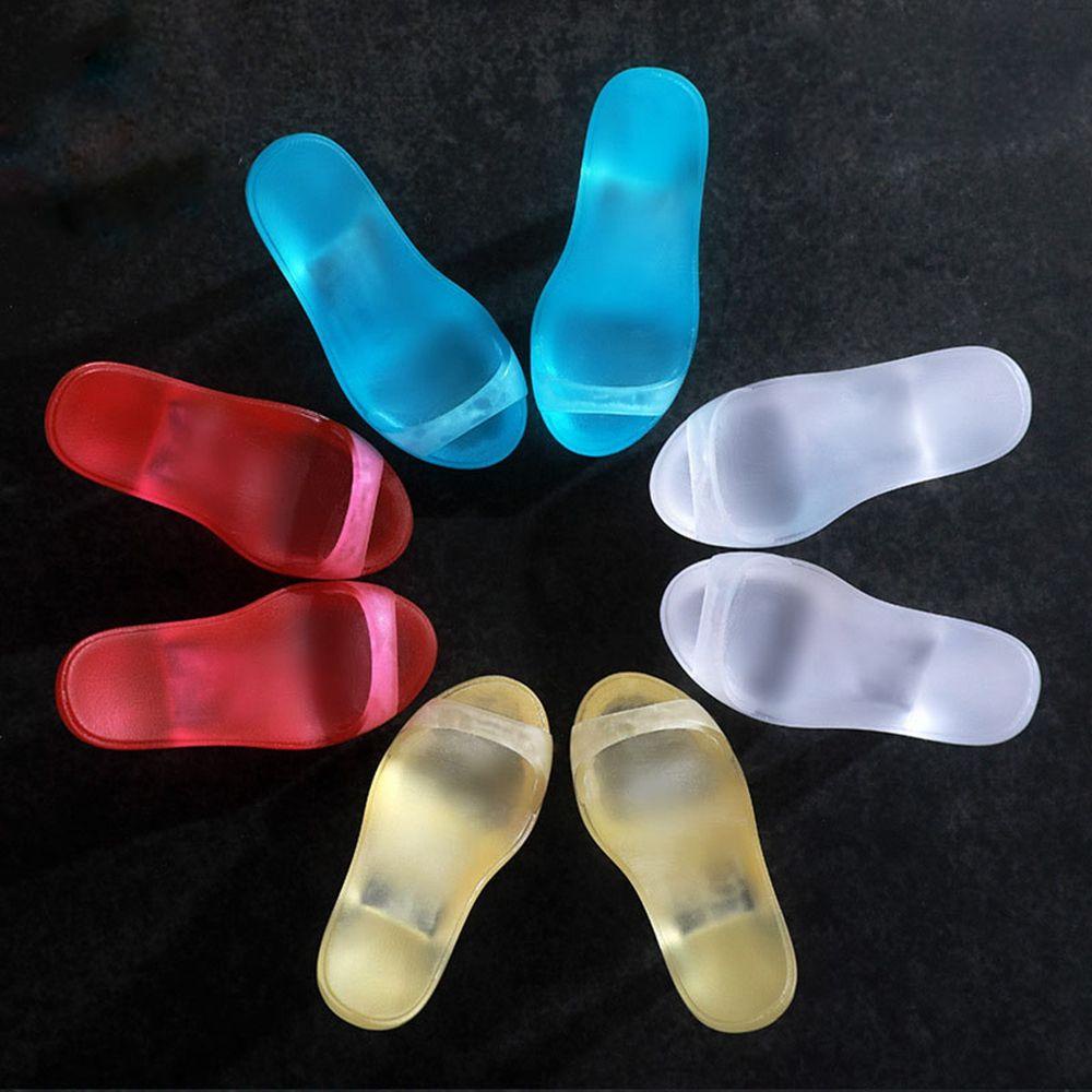 Giày Búp Bê Nhựa Màu Sắc Cầu Vồng Xinh Xắn