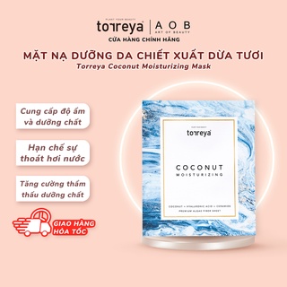 Mặt nạ dưỡng da Torreya Coconut Moisturizing Mask, chiết xuất từ dừa tươi (25gr)