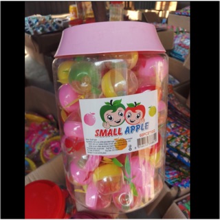 Lọ kẻo dẻo trái cây hình quả táo (60 quả)