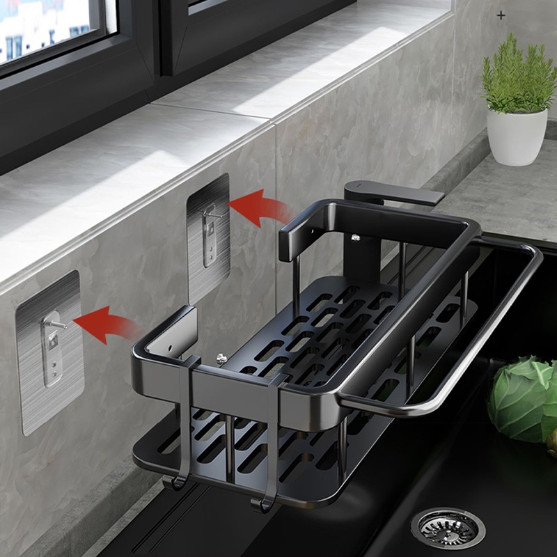 Giá Đỡ Bọt Biển Rửa Chén / Xà Phòng Treo Bồn Rửa Nhà Bếp Tiện Lợi JP ZOE