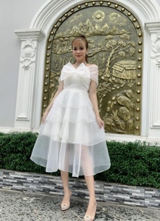 Đầm tiểu thư( kèm ảnh thật )