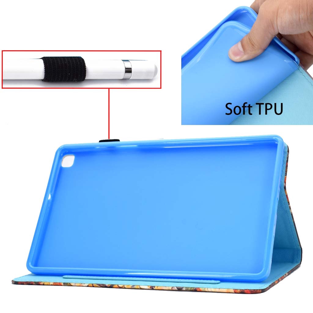 Ốp lưng bằng TPU dành cho máy tính bảng Samsung Tablet Tab A8 T350 T355C T357 T380 T385 A10.1 T580 T585 A9.7 T550 T555C