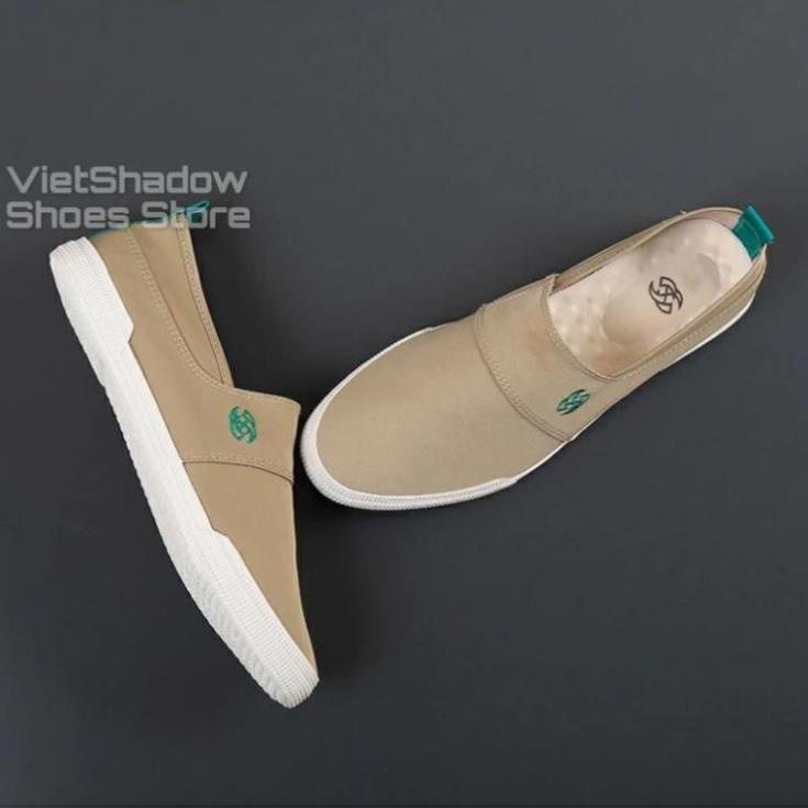 Slip on nam - Giày lười vải nam cao cấp - Chất liệu polyester (gió) chống thấm, đế cao su - Mã 21020 . ' ' . %