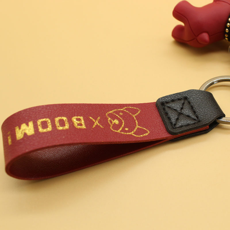 Móc Khóa Mặt Hình Chó Bull Pháp Dễ Thương Trang Trí Thời Trang