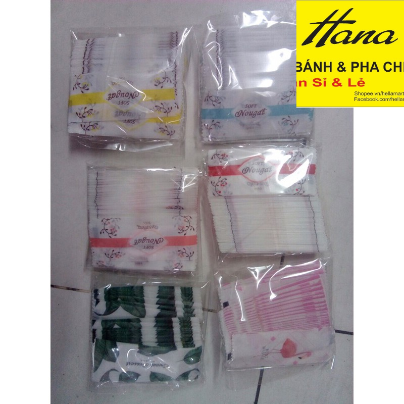 Túi bọc kẹo nougat tập 100 chiếc