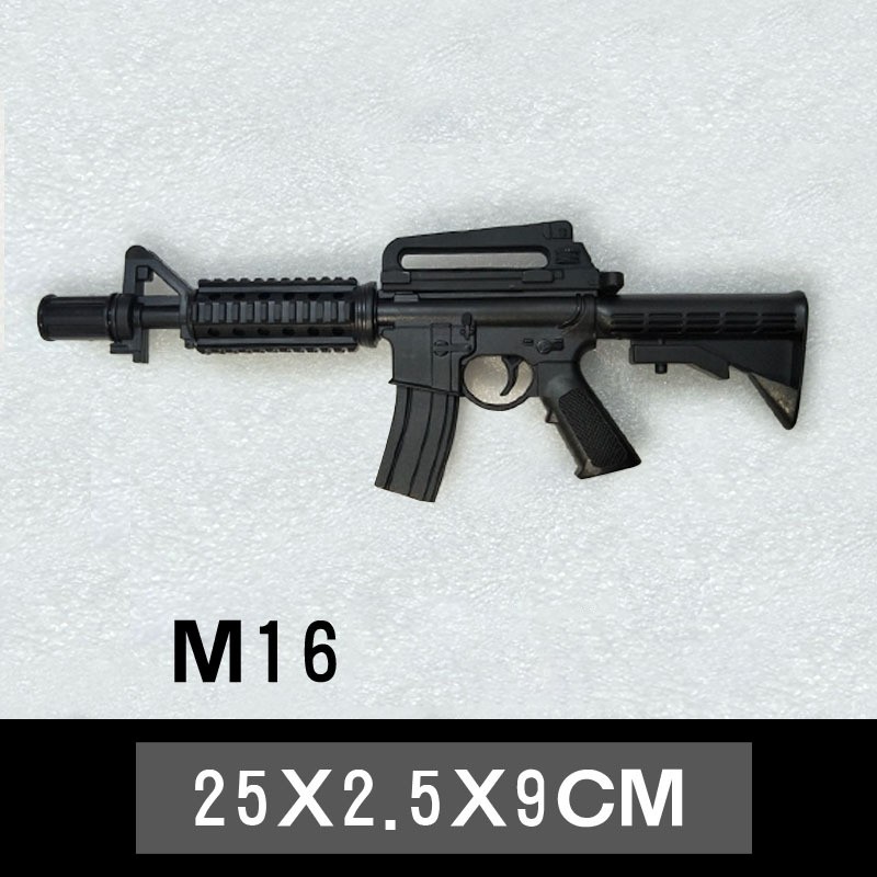 Đồ Chơi Mô Hình PUPG M16A4 Tỉ Lệ 1:6 Nhựa Trang Trí Cho Trẻ Em