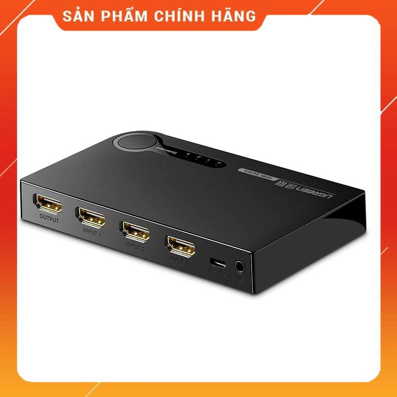 Bộ chia HDMI 3 vào 1 ra có điều khiển UGREEN 40234 dailyphukien Hàng có sẵn giá rẻ nhất