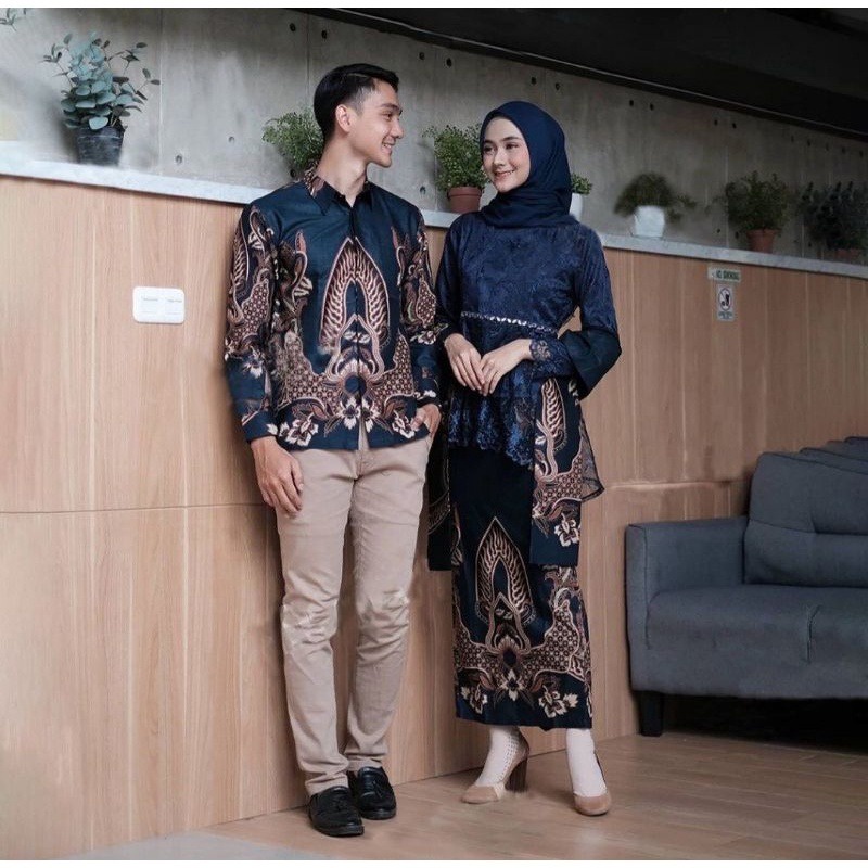 Hàng Có Sẵn Quần Áo Cặp Đôi jumbo batik HANUM Làm Quà Tặng Cho Tuổi Teen GAMIS_MURAH9