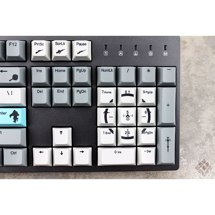 Set Keycap Cherry PUBG 127