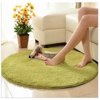 Thảm lông tròn trải sàn chụp ảnh đủ kích thước