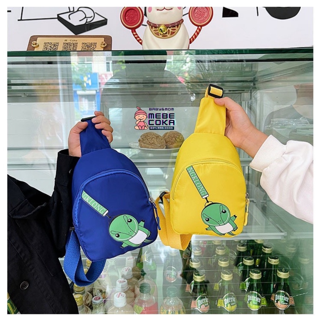 Túi đeo chéo cho bé hình khủng long, túi trẻ em mini đi chơi – du lịch phong cách hàn quốc siêu cute, ngộ nghĩnh.
