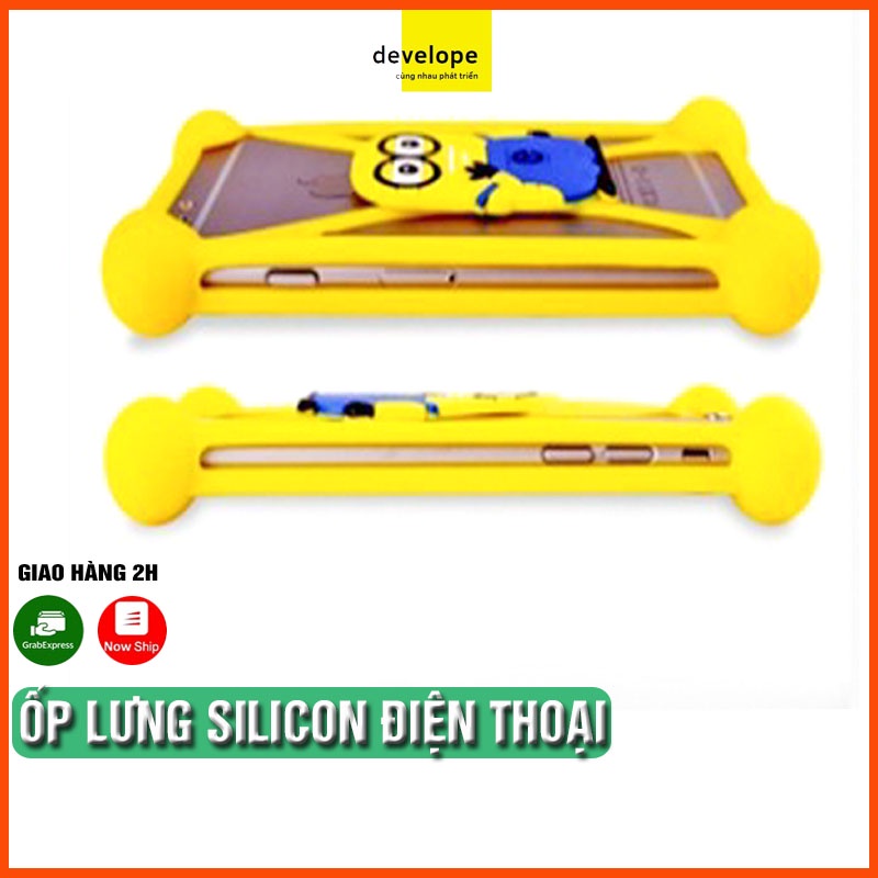 Ốp lưng silicon hình thú đa năng - DEVELOPE