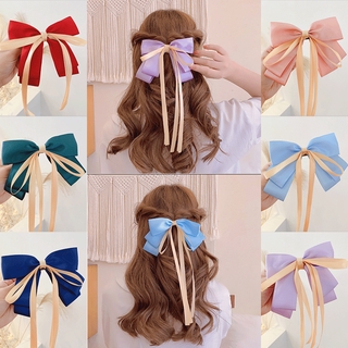 Kẹp Tóc Hình Nơ Dễ Thương Phong Cách Hàn Quốc Cho Nữ