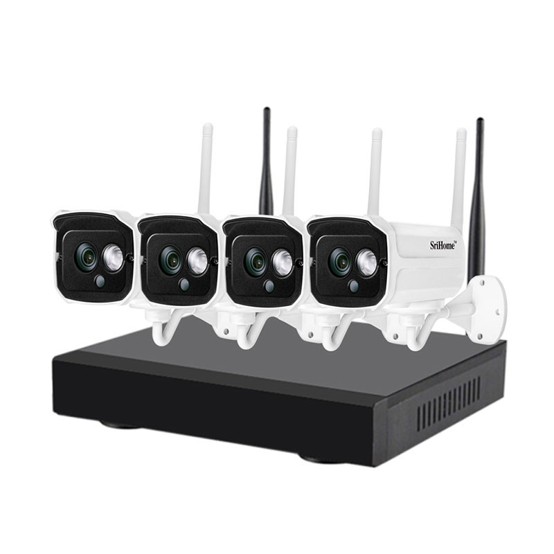 Trọn Bộ Kit 4 Camera Wifi Kit WIFI Srihome 2.0MP