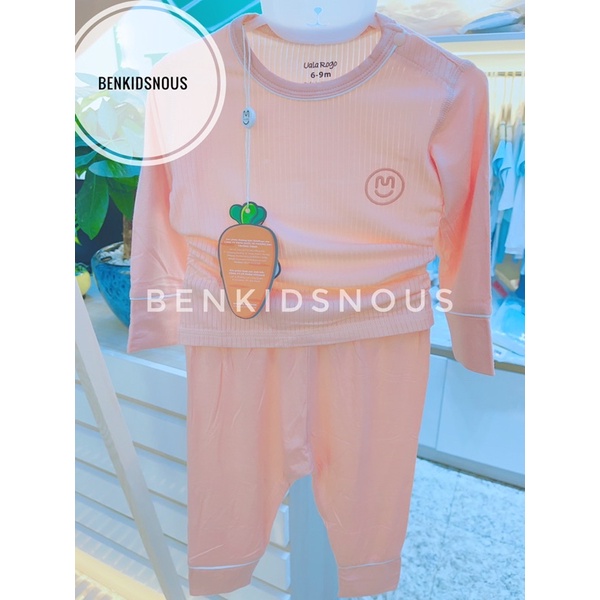 UALAROGO - Bộ dài tay Ualarogo vải bamboo mềm mát cho bé trai/bé gái