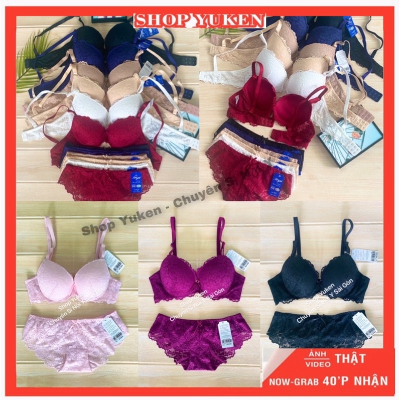 ♥️ SHOP UY TÍN ♥️ B522 Bộ Đồ Lót Boya ren Mút Mỏng Có Gọng. Bộ Đồ lót ren nữ quyến rũ